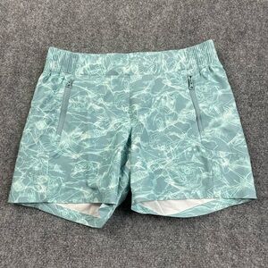 COLUMBIA Women’s PFG Tidal II Storm Contour Fish Shorts size: Small 5” inseam